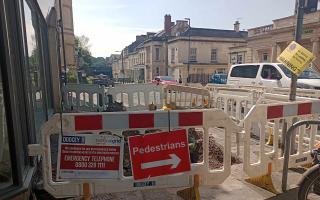 Roadworks in King Street are set to last a week