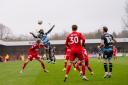 Action shots from Forest Green Rovers' 2-0 defeat at Crawley Town