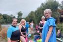 River Teme swimmers in Ludlow