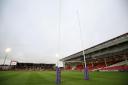 General view of Kingsholm Stadium, home of Gloucester Rugby before their game against Connacht Rugby during the Challenge Cup, Quarter Final at Kingsholm Stadium, Gloucester. PRESS ASSOCIATION Photo. Picture date: Friday April 3, 2015. See PA story RUGBYU