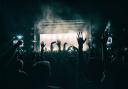 Stock image of a concert