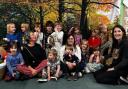 Staff and children at Rodborough Play Group following another Good Ofsted rating