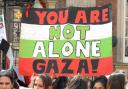 Vigil for Gaza in Stroud High Street on Saturday