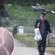 Thunder storms strike Stroud and Met Office predicts more