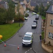 Police in Forstall Way and Parry Close on Saturday