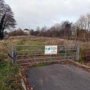 Land earmarked for building at Stonehouse, site of the former Ship Inn. Photo by Simon Pizzey