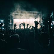 Stock image of a concert