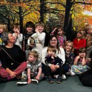 Staff and children at Rodborough Play Group following another Good Ofsted rating