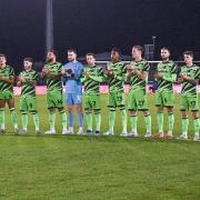 Action shots from Forest Green Rovers' 3-0 defeat to Bradford City in League Two