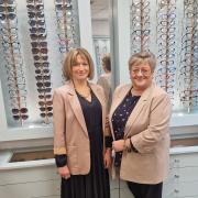 Directors, Anita (practice manager) and Fiona (optician)