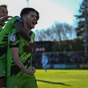 Action shots from Forest Green Rovers' 1-0 win over Tranmere Rovers