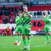 Action shots from Forest Green Rovers' 2-0 defeat at Doncaster Rovers