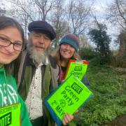 Nineteen year old Cate James-Hodges hoping to win a seat in Stroud Central ward at the upcoming district council elections