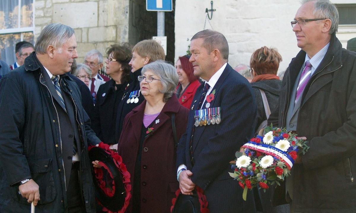 Remembrance Day in Nailsworth. Picture by Martin Stone Photography, Nailsworth