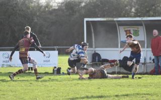 Action shots from Stroud's win at Old Cryptians on Saturday