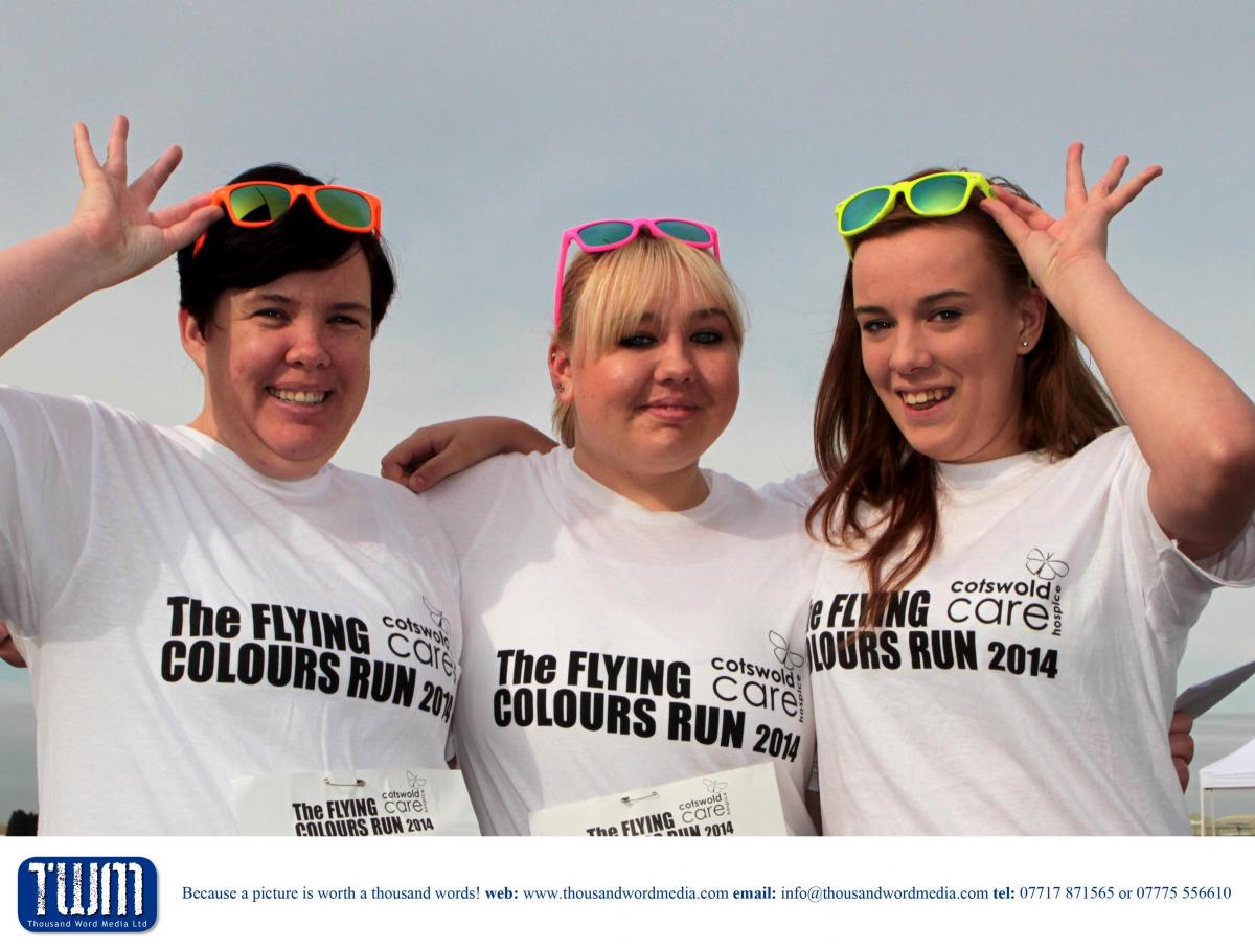 The Cotswold Care Hospice Flying Colours Run