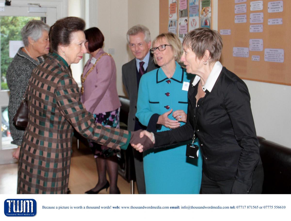 Princess Anne at Isis Women's Centre