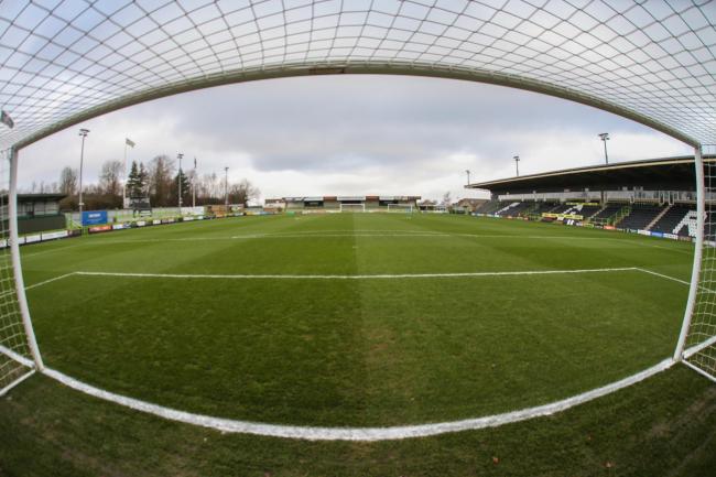 The New Lawn, home of Forest Green Rovers during the EFL Sky Bet League 2 match between Forest Green Rovers and Macclesfield Town at the New Lawn, Forest Green, United Kingdom on 29 December 2019.