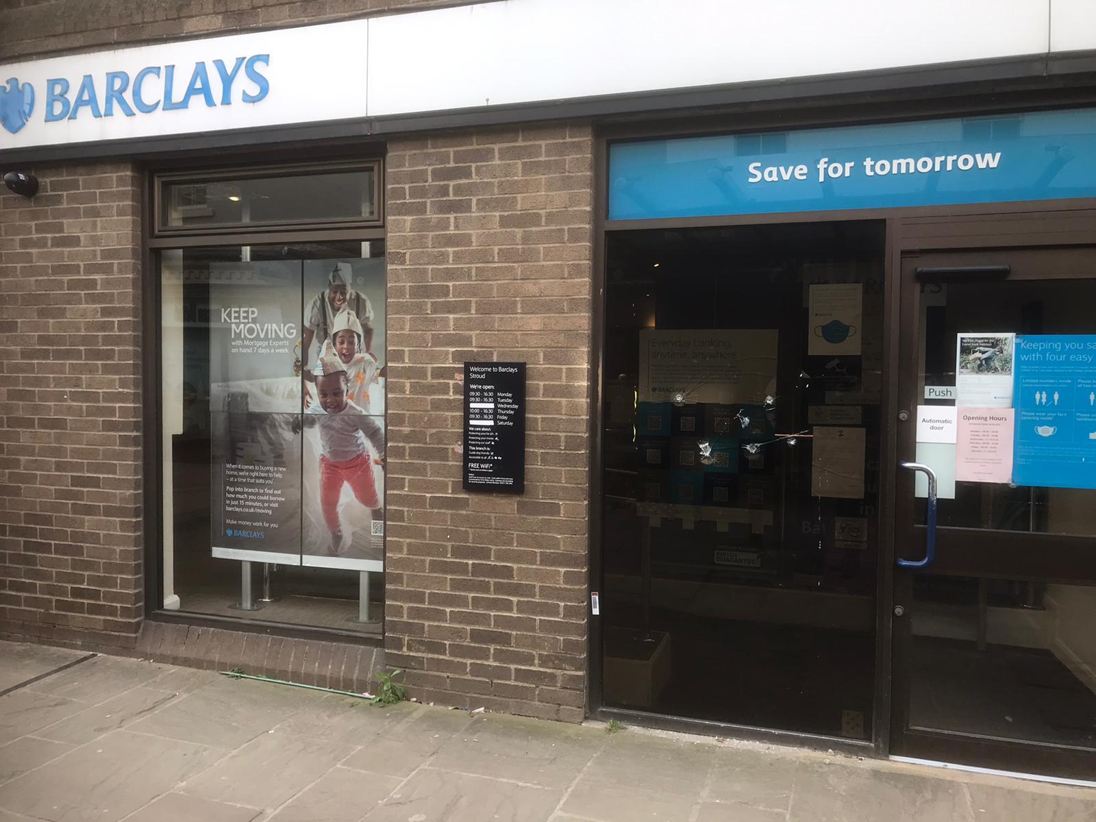Barclays bank in Stroud