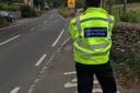 Image from a previous speed patrol by Stroud police in Rodborough
