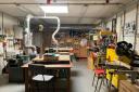 A Design Technology room at Marling School still in operation