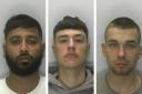 Three men jailed