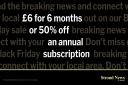 SNJ readers can subscribe for just £6 for 6 months in Black Friday sale