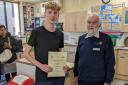 Stroud Rotary Young Chef winner, Isaac Hewer from Marling School.