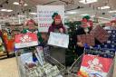 Nearly £19,000 and over nine tonnes of food were donated to charities across the area by shoppers, volunteers and staff at Tesco in Stroud
