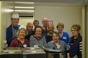 Volunteers at the Marah Trust helping to keep Stroud homeless people fed and sheltered