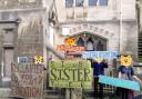 Action group SISTER has announced that it is occupying the empty Old County Library - otherwise known as the Stroud Spiritualist Church - in Lansdown
