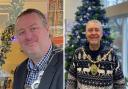 Christmas messages from Dursley mayor Cllr Alex Stennett (left) and chair of Cam Parish Council Cllr Jon Fulcher (right)