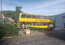 Calls have been put forward to extend the route of the 62 service - photo of the 62 parked in Dursley bus station by David Smith