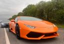 Lamborghini seized on M5 by police