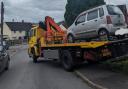 Car seized by Stroud police on Tuesday afternoon for being untaxed since October 2023