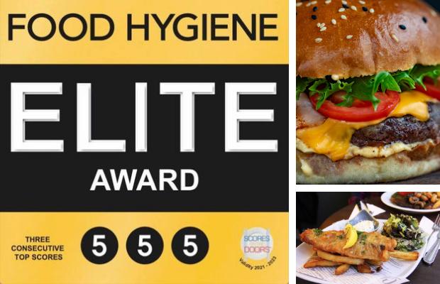 Takeaways in Stroud with an 'elite' five star food hygiene rating