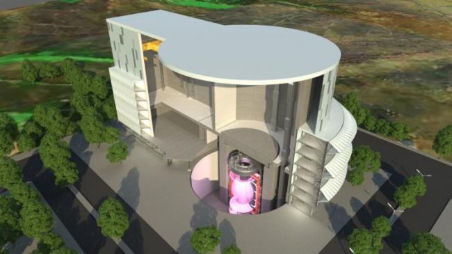 Artist's impression of cross section of nuclear fusion plant (Image: UKAEA)