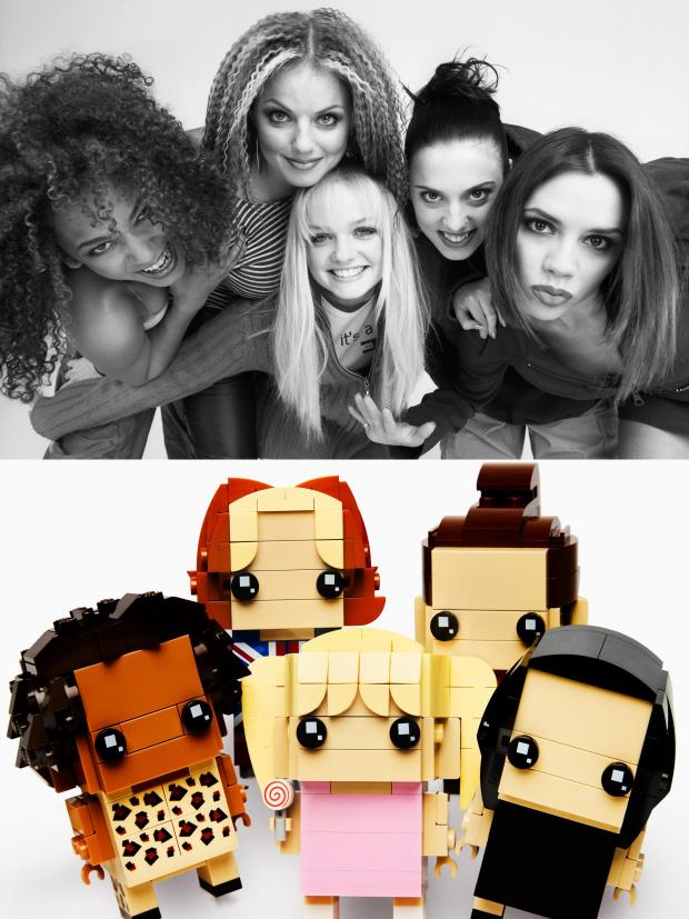 Stroud News and Journal: Real Spice Girls vs LEGO Spice Girls. Credit: Rankin/ LEGO