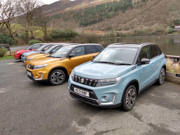 Stroud News and Journal: The full hybrid Suzuki Vitara on test in Cheshire and Wales during the launch event 
