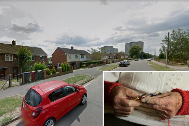 Wensley Road in Coley Park, where a care home was rated 'requires improvement'