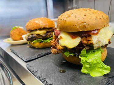Stroud News and Journal: Selection of burgers on offer at Bisley House Bar & Grill