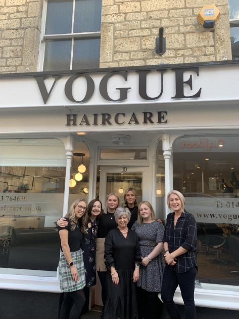 Popular Stroud hairdresser celebrates 40th anniversary at Vogue Haircare