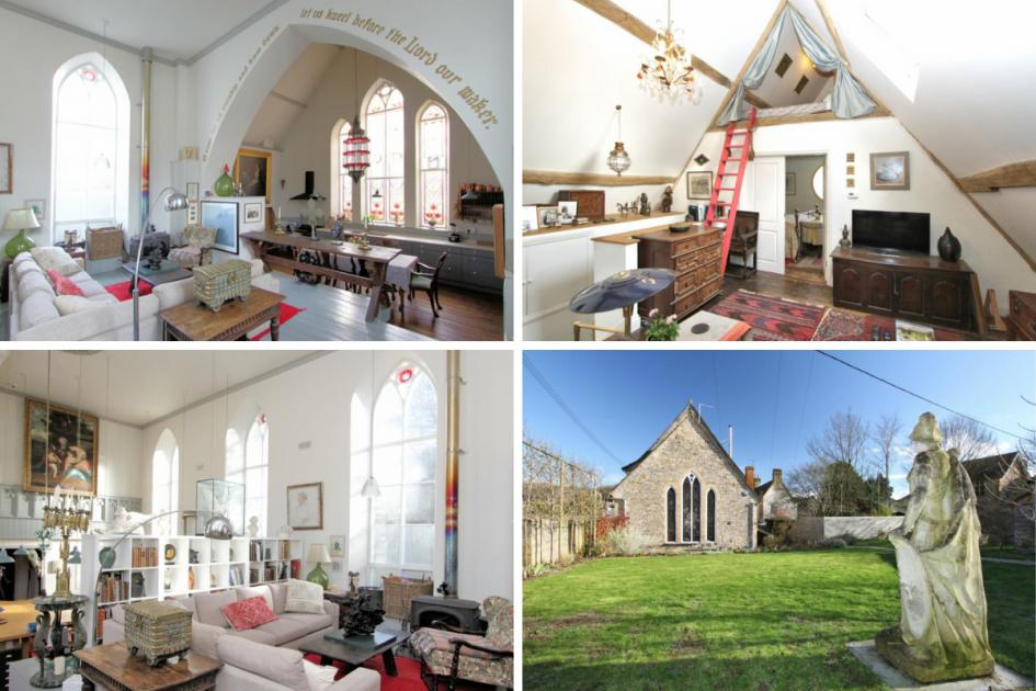 Look inside old chapel converted into quirky house in area 