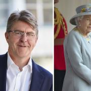 British Red Cross CEO Michael Adamson (left) was awarded a CBE in the Queen's birthday honours list, seen here during a ceremony at Windsor Castle in Berkshire to mark her official birthday.