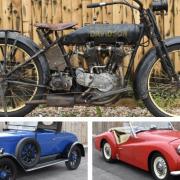 The Hinman collection forms part of a three day auction which also includes classic cars and motorbikes