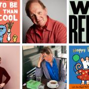 Clockwise from top:  Sean Taylor's How To Be Cooler Than Cool; Michael Morpurgo; Jay Griffiths' Why Rebel; Celebrating Maisy Mouse’s 30th birthday; Jay Griffiths; Mary Portas