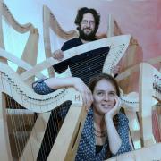 Stroud musicians offer free Christmas harp lessons
