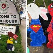 15 large bunnies will be placed around Stonehouse over the Easter weekend