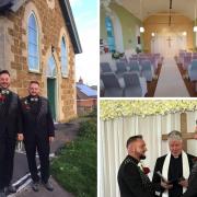 Couple makes history with first same-sex marriage in Cam and Dursley 