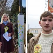 Wendy Thomson and Tyler White, the two candidates for a recent by-election at Stonehouse Town Council